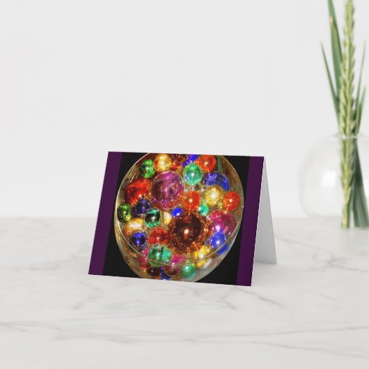 CARTES POUR FÊTES ANNUELLES CHÈQUE-CADEAU DE BOULES DE NOËL (Devant)