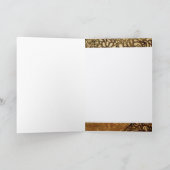 CARTES POUR FÊTES ANNUELLES CHÈQUES BLANCS EN SÉPIE BROWN (Intérieur)