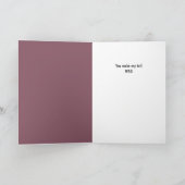 Cartes Pour Fêtes Annuelles Cher chien Beagle, tu fais mon sac à queue (Intérieur)