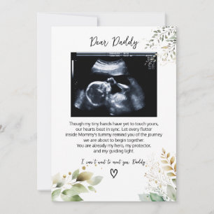 Cartes Pour Fêtes Annuelles Cher papa, un message de Little One