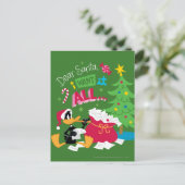 Cartes Pour Fêtes Annuelles Cher Père Noël (Debout devant)