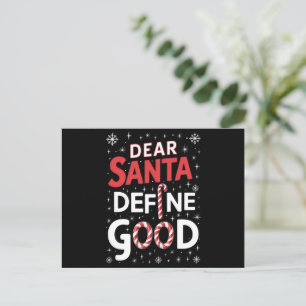 Cartes Pour Fêtes Annuelles Cher Père Noël Définir Bonne Fête de Noël Xmas 