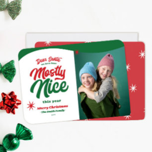 Cartes Pour Fêtes Annuelles Cher Père Noël Funny Christmas card