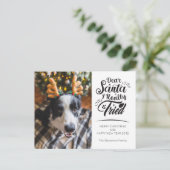 Cartes Pour Fêtes Annuelles Cher Père Noël J'ai essayé chien de chien de compa (Debout devant)