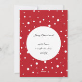 Cartes Pour Fêtes Annuelles Cher Père Noël moderne Noël personnalisé photo béb (Dos)