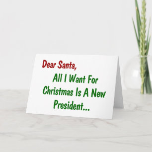 Cartes Pour Fêtes Annuelles Cher Père Noël, tout ce que je veux pour Noël, c'e