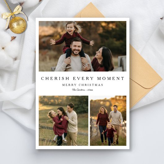 Cartes Pour Fêtes Annuelles Chercher chaque instant Famille Noël 3 Photo