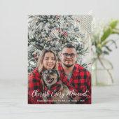 Cartes Pour Fêtes Annuelles Chercher chaque instant Noël (Debout devant)