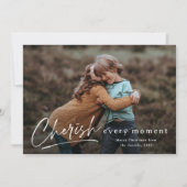 Cartes Pour Fêtes Annuelles Chercher chaque instant photo Noël (Devant)