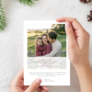 Cartes Pour Fêtes Annuelles Chercher chaque moment Rustique Photo de famille N