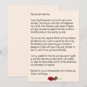 Cartes Pour Fêtes Annuelles Chère Saint-Valentin  (Devant / Derrière)