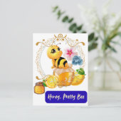 Cartes Pour Fêtes Annuelles Chéri, Jolie Abeille (Debout devant)