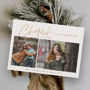 Cartes Pour Fêtes Annuelles Chérissez chaque instant 2 photo Joyeux Noël