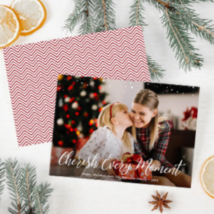 Cartes Pour Fêtes Annuelles chérissez chaque instant joyeux noël