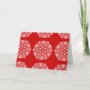 Cartes Pour Fêtes Annuelles Cherry Mandala
