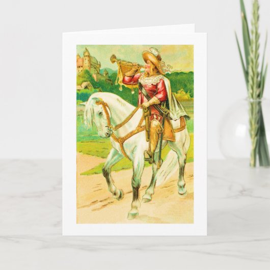 Cartes Pour Fêtes Annuelles Cheval (Devant)