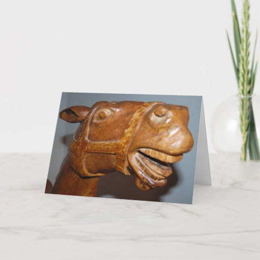 Cartes Pour Fêtes Annuelles Cheval (Devant)