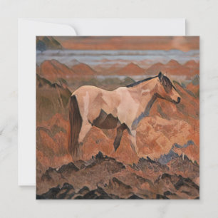 Cartes Pour Fêtes Annuelles cheval assateague