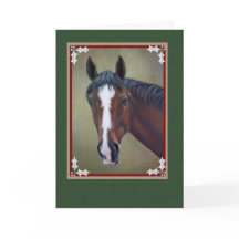 Cheval de la baie OTTB Noël