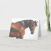 Cartes Pour Fêtes Annuelles Cheval d'huile (Dos)