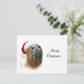 Cartes Pour Fêtes Annuelles Cheval drôle de Noël (Debout devant)