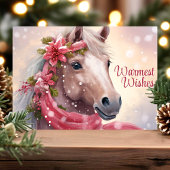 Cartes Pour Fêtes Annuelles Cheval Festif Voies les plus chaudes