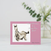 Cartes Pour Fêtes Annuelles Cheval japonais samouraï art équestre sumi (Debout devant)