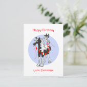 Cartes Pour Fêtes Annuelles Cheval mignon Joyeux anniversaire (Debout devant)