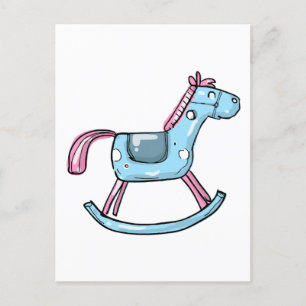 Cartes Pour Fêtes Annuelles Chevalier à bascule mignon