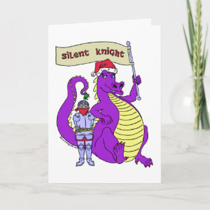 Cartes Pour Fêtes Annuelles Chevalier silencieux