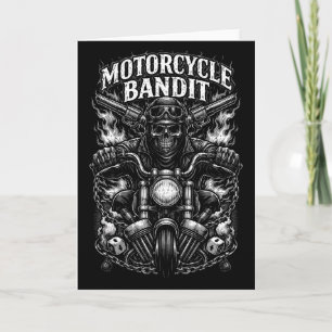 Cartes Pour Fêtes Annuelles Chevauchée du bandit de fer