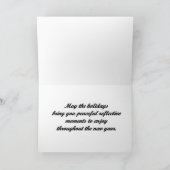 Cartes Pour Fêtes Annuelles "Chevaux dans la neige" (Intérieur)