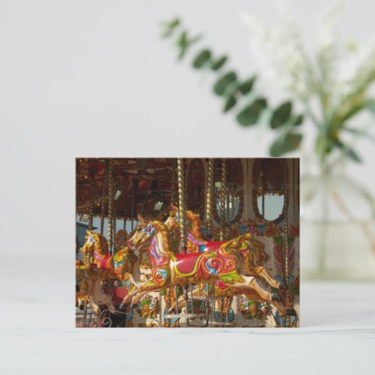 Cartes Pour Fêtes Annuelles Chevaux de manège (Debout devant)