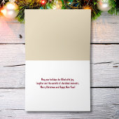 Cartes Pour Fêtes Annuelles Chevaux Fantaisistes avec des Arbres de Noël Festi