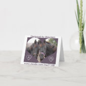 CARTES POUR FÊTES ANNUELLES CHEVAUX JUMEAUX VALENTINE (Dos)