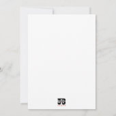 Cartes Pour Fêtes Annuelles Chevaux sauvages (Dos)