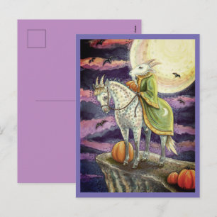CARTES POUR FÊTES ANNUELLES CHÈVE-DÉMON, IMAGINAIRE À BOUTEILLE HALLOWEEN SÛR
