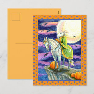 CARTES POUR FÊTES ANNUELLES CHÈVE-DÉMON, IMAGINAIRE À BOUTEILLE HALLOWEEN SÛR