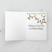 Cartes Pour Fêtes Annuelles Chèvre de Noël (Intérieur)