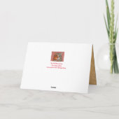 Cartes Pour Fêtes Annuelles Chèvre de Noël (Dos)