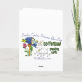 Cartes Pour Fêtes Annuelles Chèvre - Don de l'Ancien (Dos)