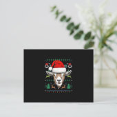 Cartes Pour Fêtes Annuelles Chèvre Vilain Noël Noël Noël Noël Noël Noël Noël N (Debout devant)