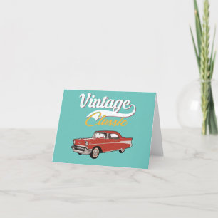 Cartes Pour Fêtes Annuelles Chevy Belair