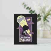 Cartes Pour Fêtes Annuelles Chibi Batman - Combattons la criminalité ensemble (Debout devant)
