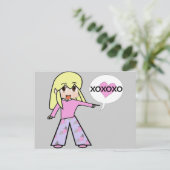 Cartes Pour Fêtes Annuelles Chibi Valentine (Debout devant)