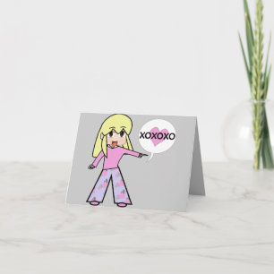 Cartes Pour Fêtes Annuelles Chibi Valentine