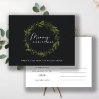 CHIC BLACK HOLLY BERRY WREATH NOËL