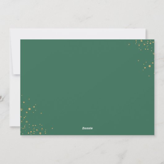 Cartes Pour Fêtes Annuelles Chic Holly Berries Joyeux Noël 2 Photo (Dos)