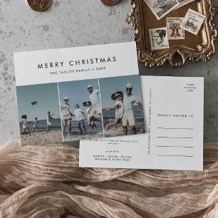 Cartes Pour Fêtes Annuelles Chic Joyeux Noël Année En Revue 3 Photo