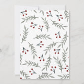 Cartes Pour Fêtes Annuelles Chic Merry et Bright Four Photo (Dos)